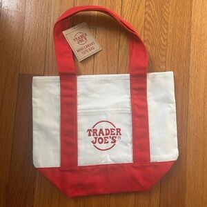 Trader Joe’s Canvas Tote Bag NWT 11 x 13